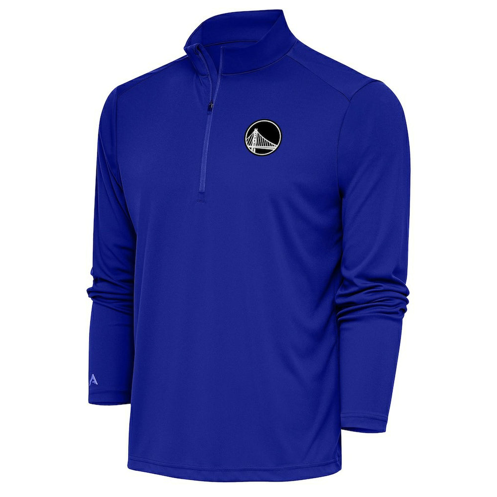 NBA Golden State Warriors Antigua Metallic Logo Tribute Quarter-Zip Top sale