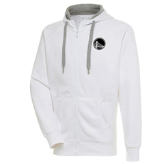 NBA Golden State Warriors Antigua Metallic Logo Victory Raglan Full-Zip Hoodie sale