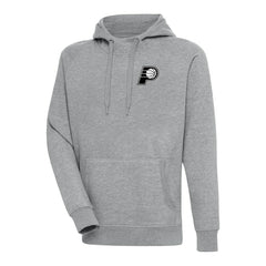 NBA Indiana Pacers Antigua Metallic Logo Victory Raglan Pullover Hoodie