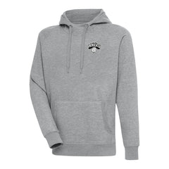 NBA New York Knicks Antigua Metallic Logo Victory Raglan Pullover Hoodie