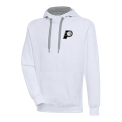 NBA Indiana Pacers Antigua Metallic Logo Victory Raglan Pullover Hoodie