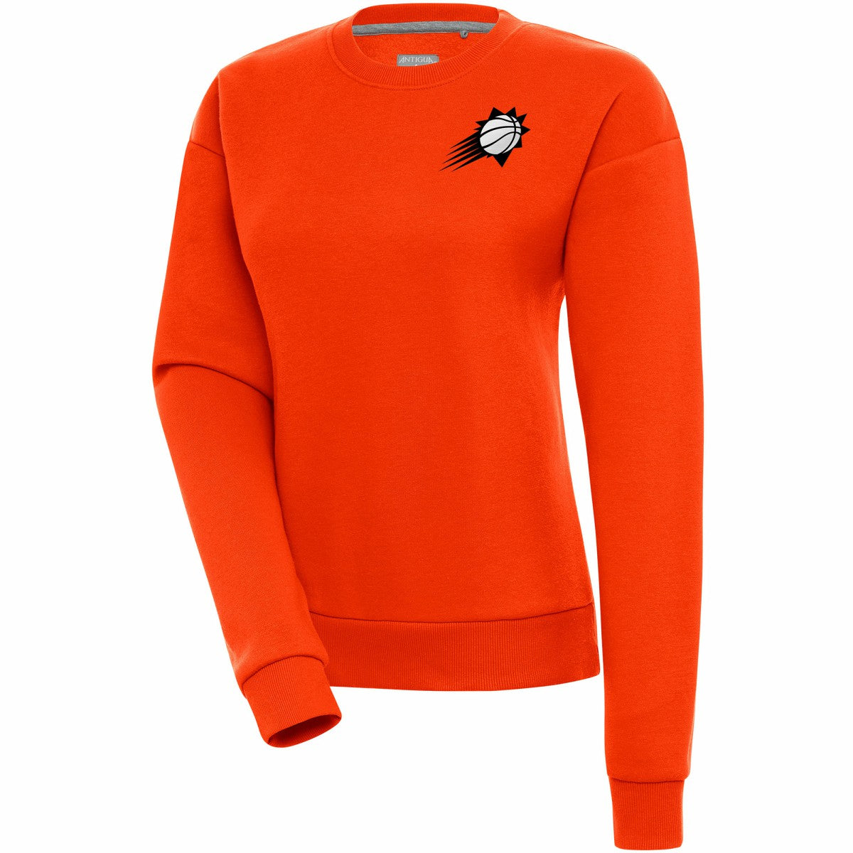 NBA Phoenix Suns Antigua Women's Brushed Metallic Victory Pullover Sweatshirt - Orange on sale