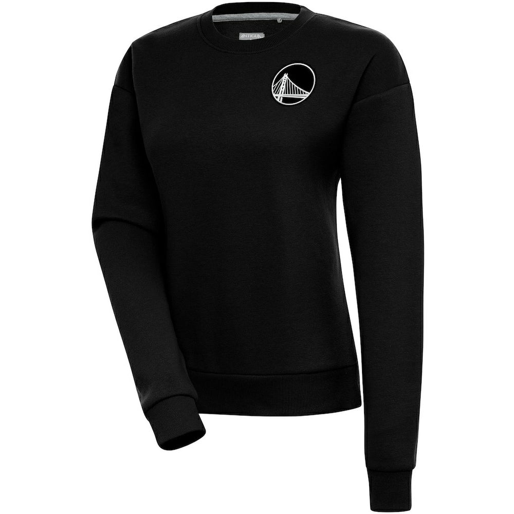 NBA Golden State Warriors Antigua Women's Brushed Metallic Victory Pullover Sweatshirt - Black discount
