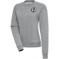 NBA Dallas Mavericks Antigua Women's Brushed Metallic Victory Pullover Sweatshirt - Heather Gray discount