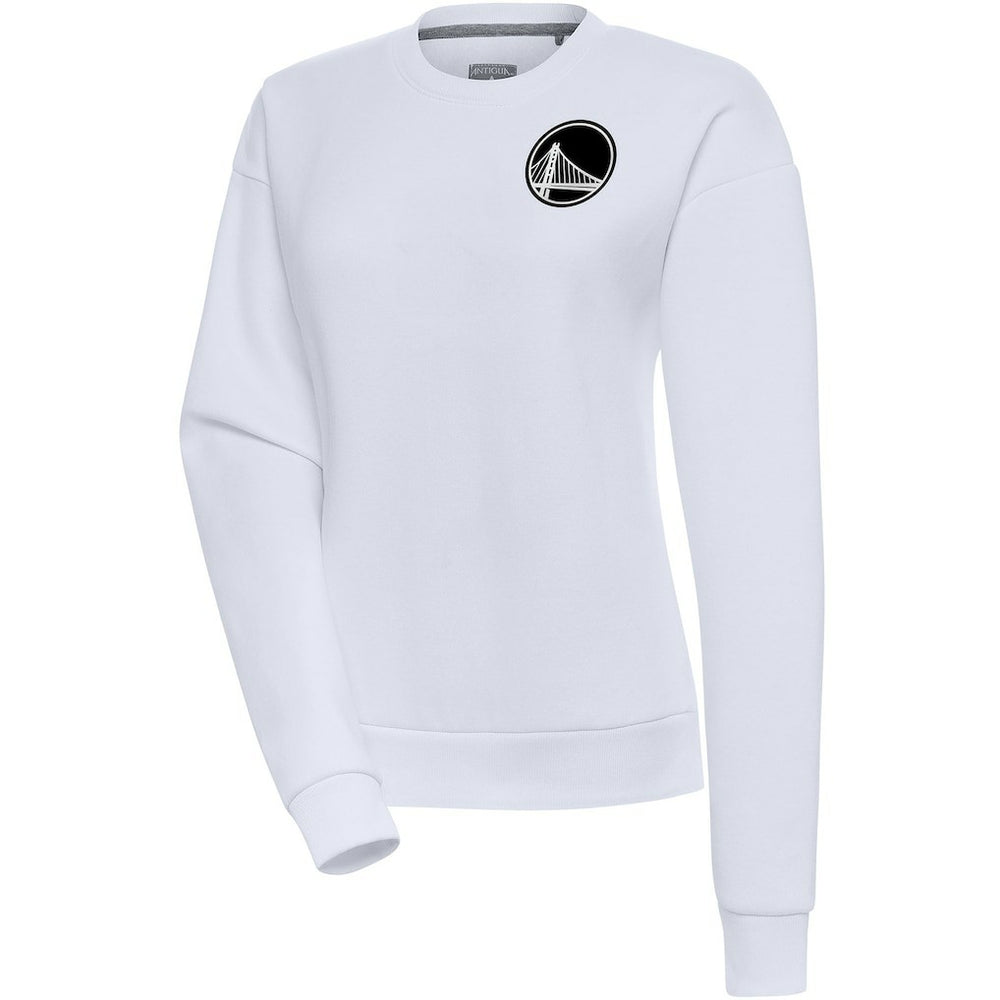 NBA Golden State Warriors Antigua Women's Brushed Metallic Victory Pullover Sweatshirt - White online
