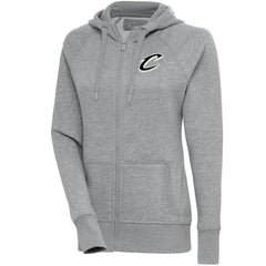 NBA Cleveland Cavaliers Antigua Women's Brushed Metallic Victory Full-Zip Hoodie - Heather Gray outlet