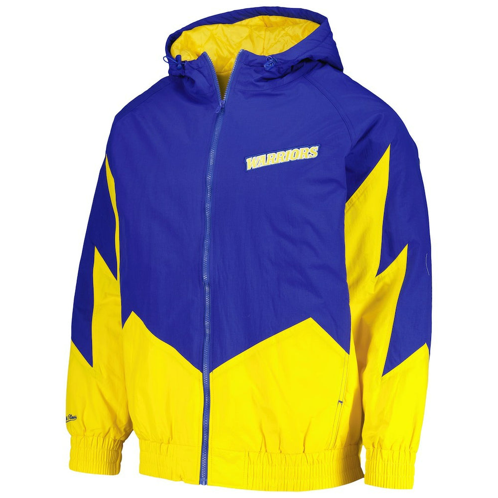 NBA Golden State Warriors Hardwood Classics Retro Quilted Raglan Full-Zip Hoodie sale