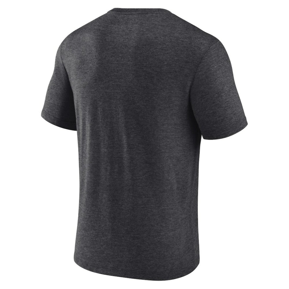 NHL Heather Charcoal Boston Bruins Fanatics Centennial Hockey Tri-Blend T-Shirt