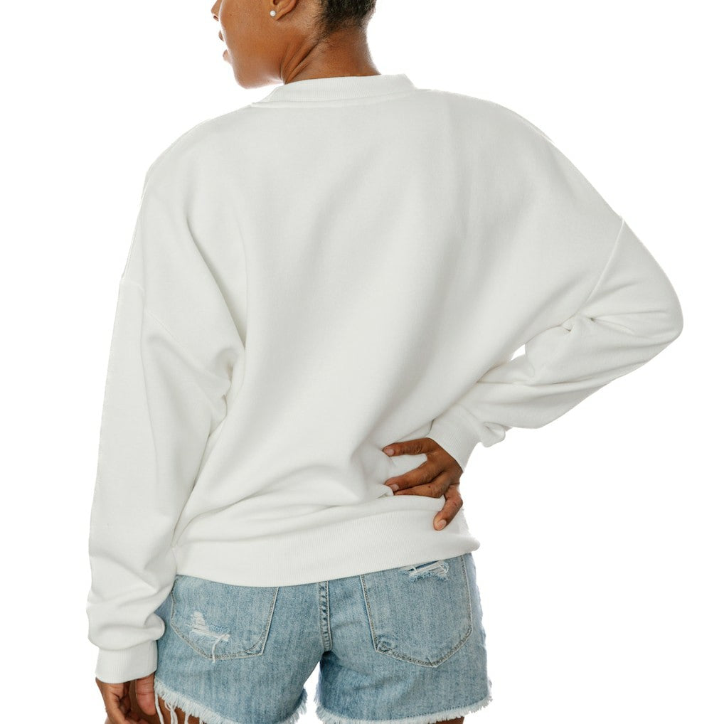 Gameday Couture Women's Oversized Take A Holiday Pullover Sweatshirt - San Francisco 49ers