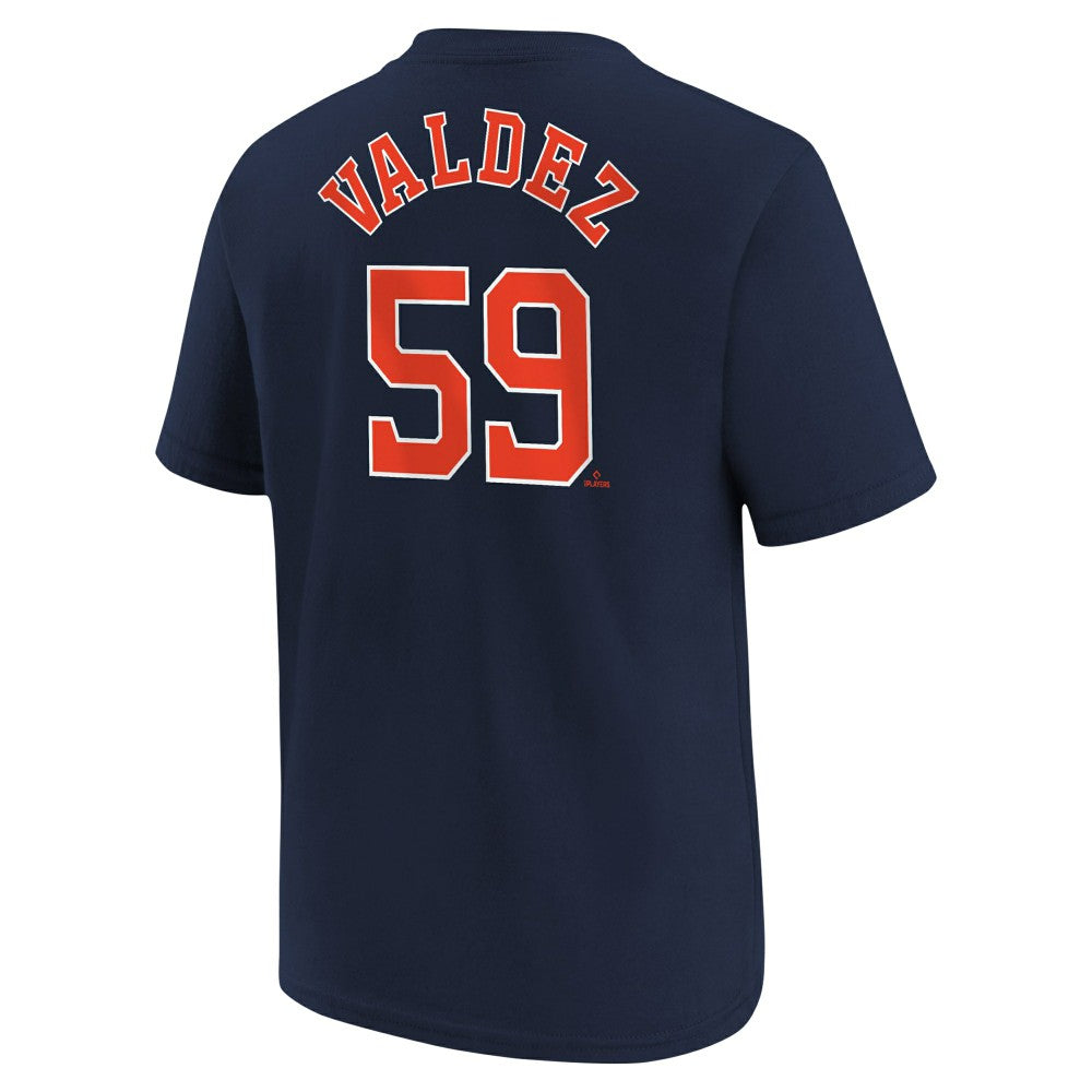MLB Framber Valdez Houston Astros Nike Youth Name & Number T-Shirt