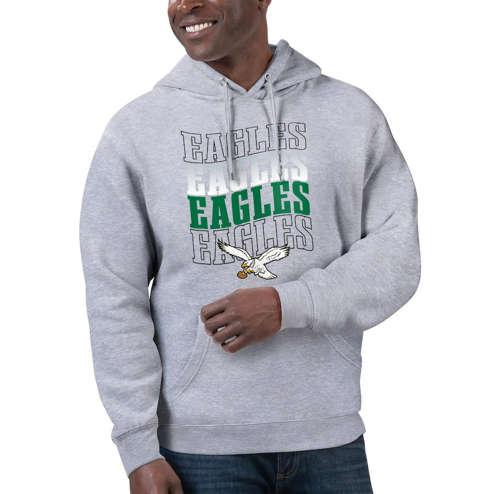 Starter Unisex Throwback Name Drop Pullover Hoodie - Philadelphia Eagles