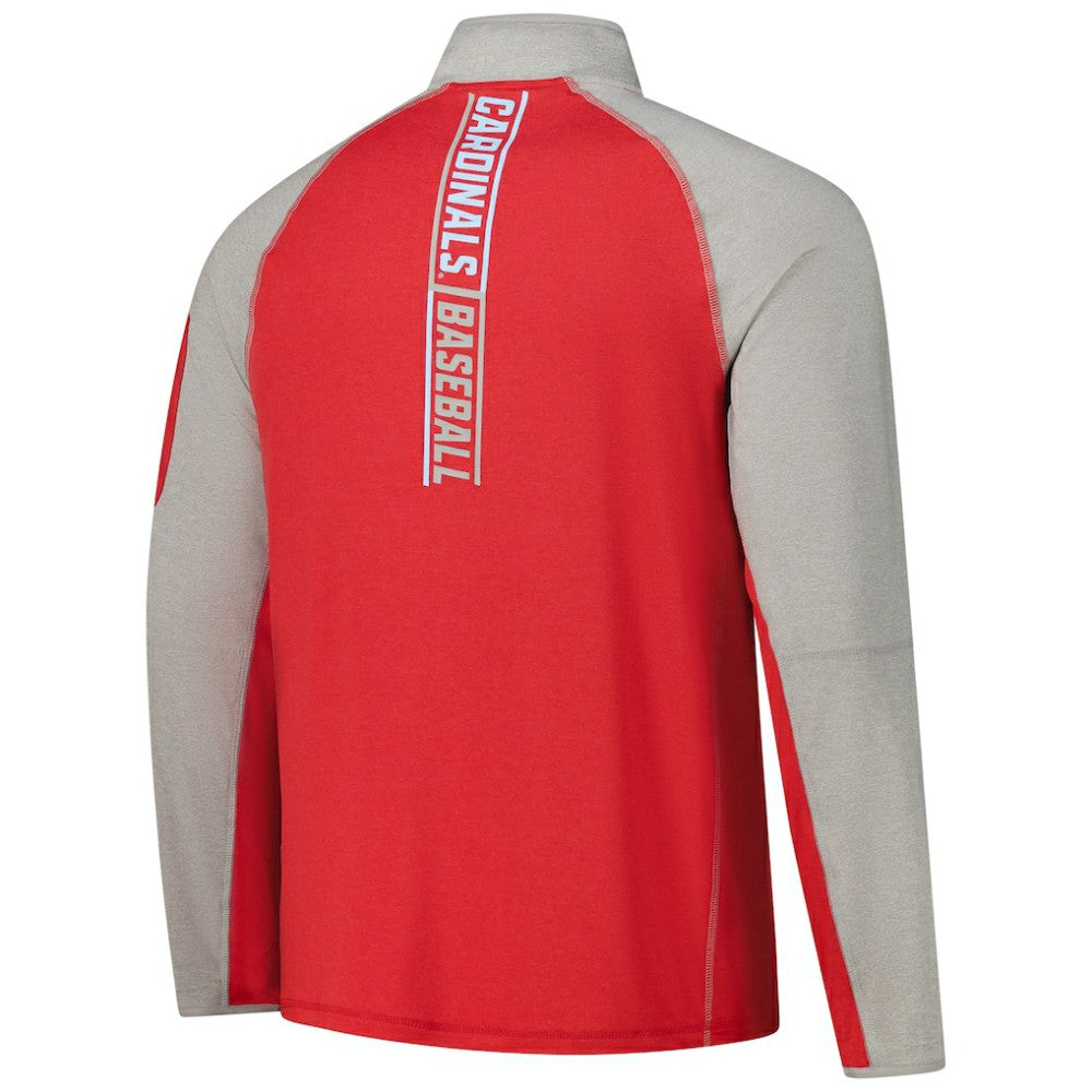 MLB St. Louis Cardinals New Era Father's Day Raglan Quarter-Zip Top