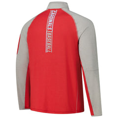 MLB St. Louis Cardinals New Era Father's Day Raglan Quarter-Zip Top