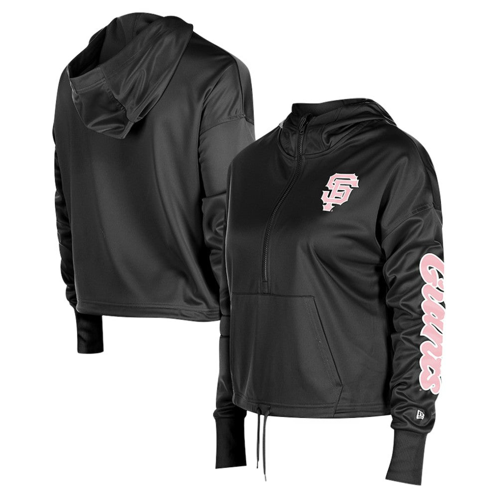 MLB San Francisco Giants New Era Women's Half-Zip Hoodie