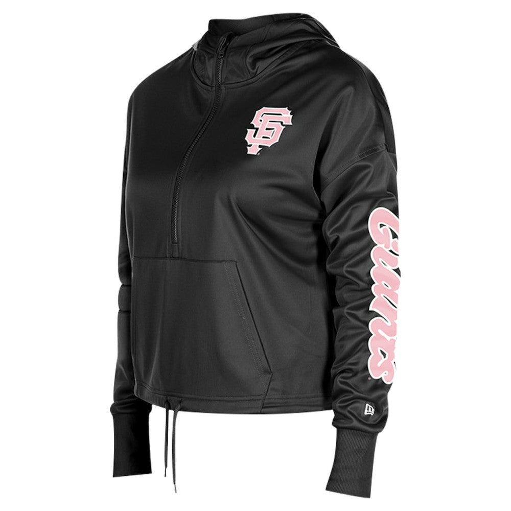 MLB San Francisco Giants New Era Women's Half-Zip Hoodie