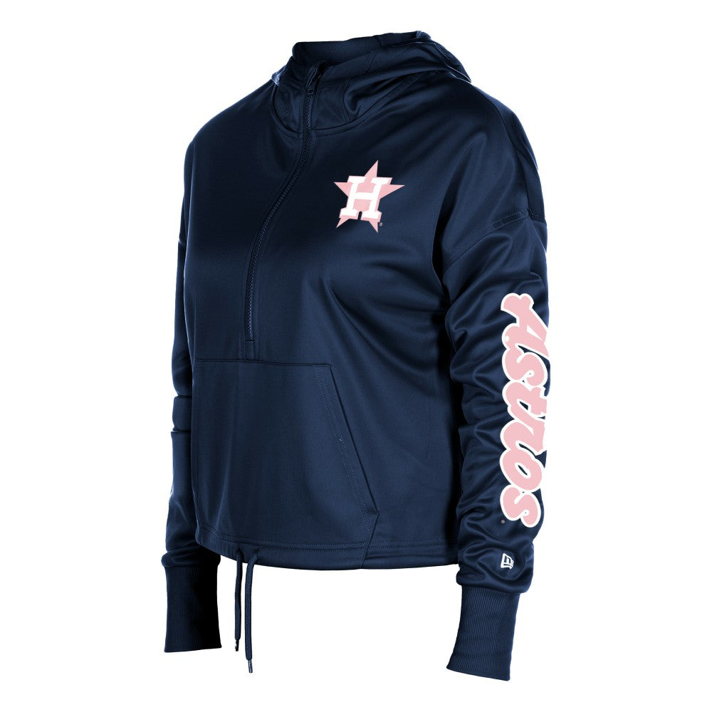 MLB Houston Astros New Era Women's Half-Zip Hoodie