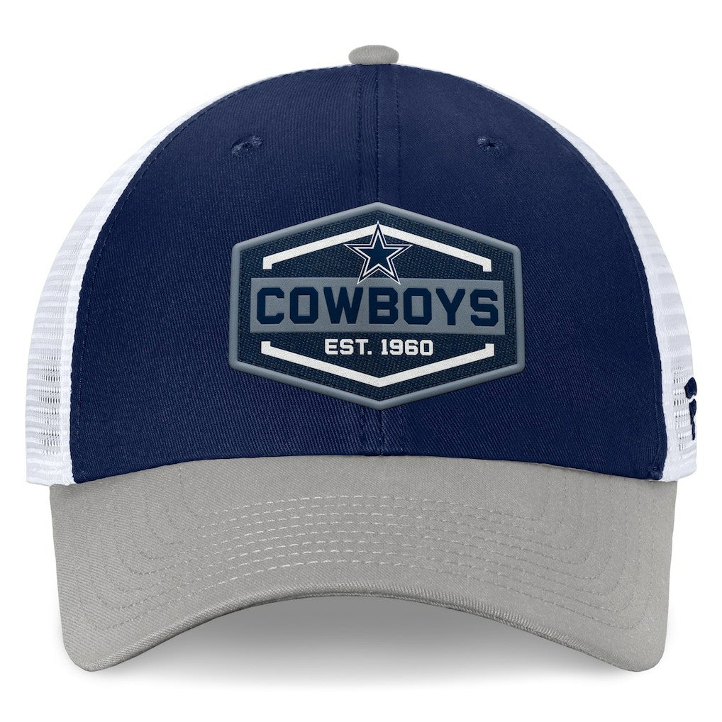 Bench Trucker Adjustable Hat - Dallas Cowboys