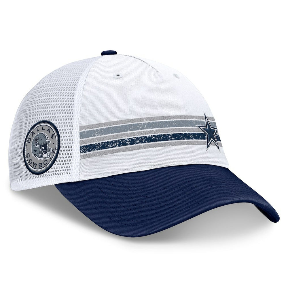 Fundamentals Flawless Stripe Trucker Adjustable Hat - Dallas Cowboys