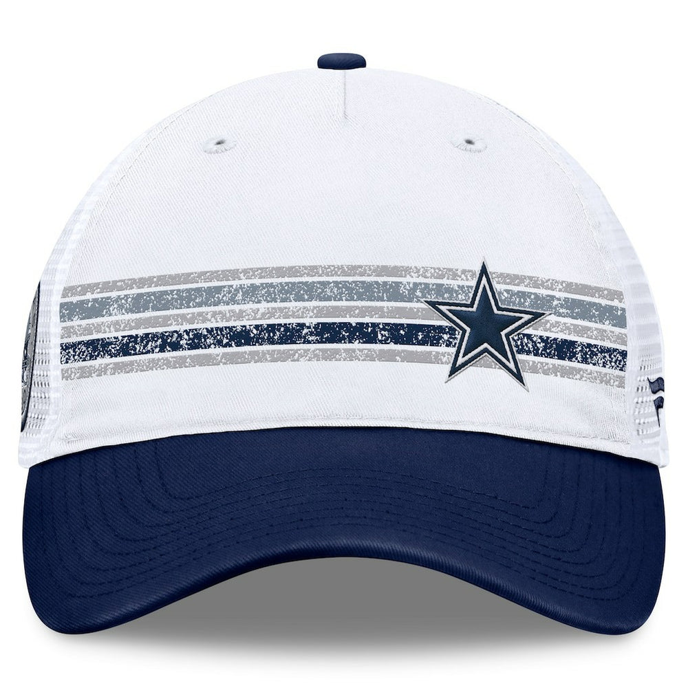 Fundamentals Flawless Stripe Trucker Adjustable Hat - Dallas Cowboys