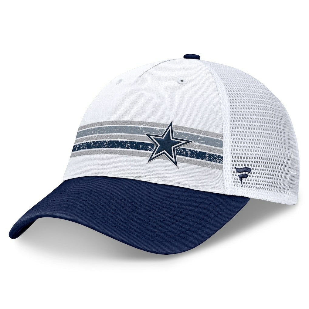 Fundamentals Flawless Stripe Trucker Adjustable Hat - Dallas Cowboys
