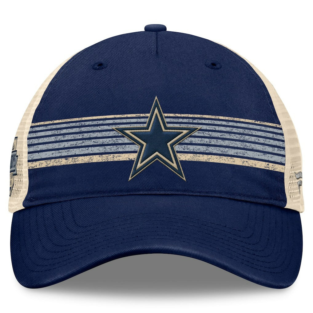 Fundamentals Stripes Trucker Adjustable Hat - Dallas Cowboys