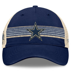 Fundamentals Stripes Trucker Adjustable Hat - Dallas Cowboys