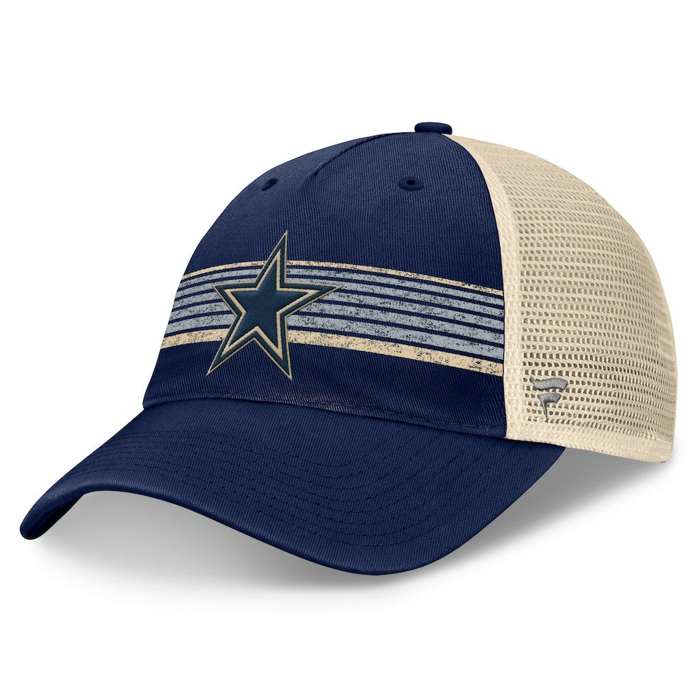 Fundamentals Stripes Trucker Adjustable Hat - Dallas Cowboys