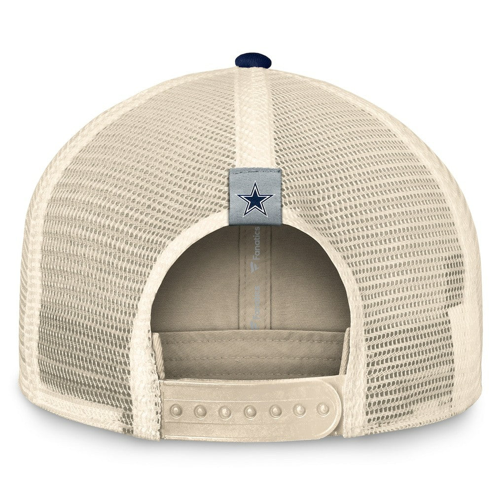 Fundamentals Diamond Stripes Trucker Adjustable Hat - Dallas Cowboys