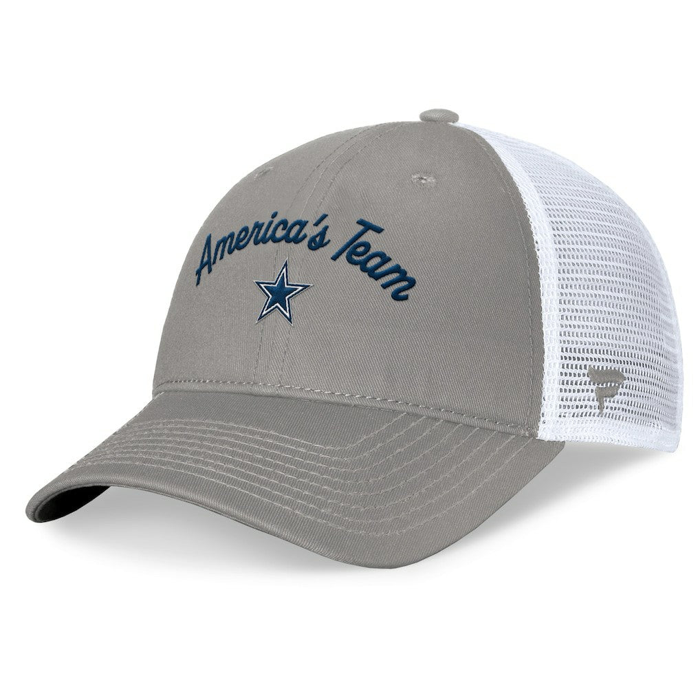 Women's Fundamentals Slogan Trucker Adjustable Hat - Dallas Cowboys