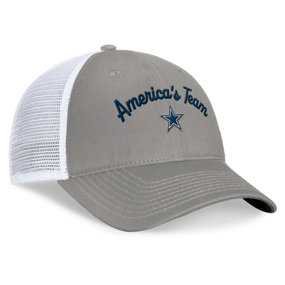 Women's Fundamentals Slogan Trucker Adjustable Hat - Dallas Cowboys