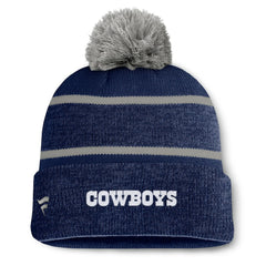 Fundamentals Holding Cuffed Knit Hat with Pom - Dallas Cowboys