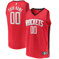 NBA Houston Rockets Fast Break Custom Replica Jersey
