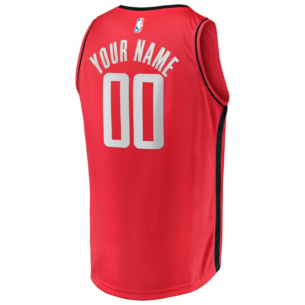 NBA Houston Rockets Fast Break Custom Replica Jersey