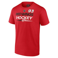 NHL Red Alex DeBrincat Detroit Red Wings Fanatics  Authentic Pro Prime Name & Number T-Shirt