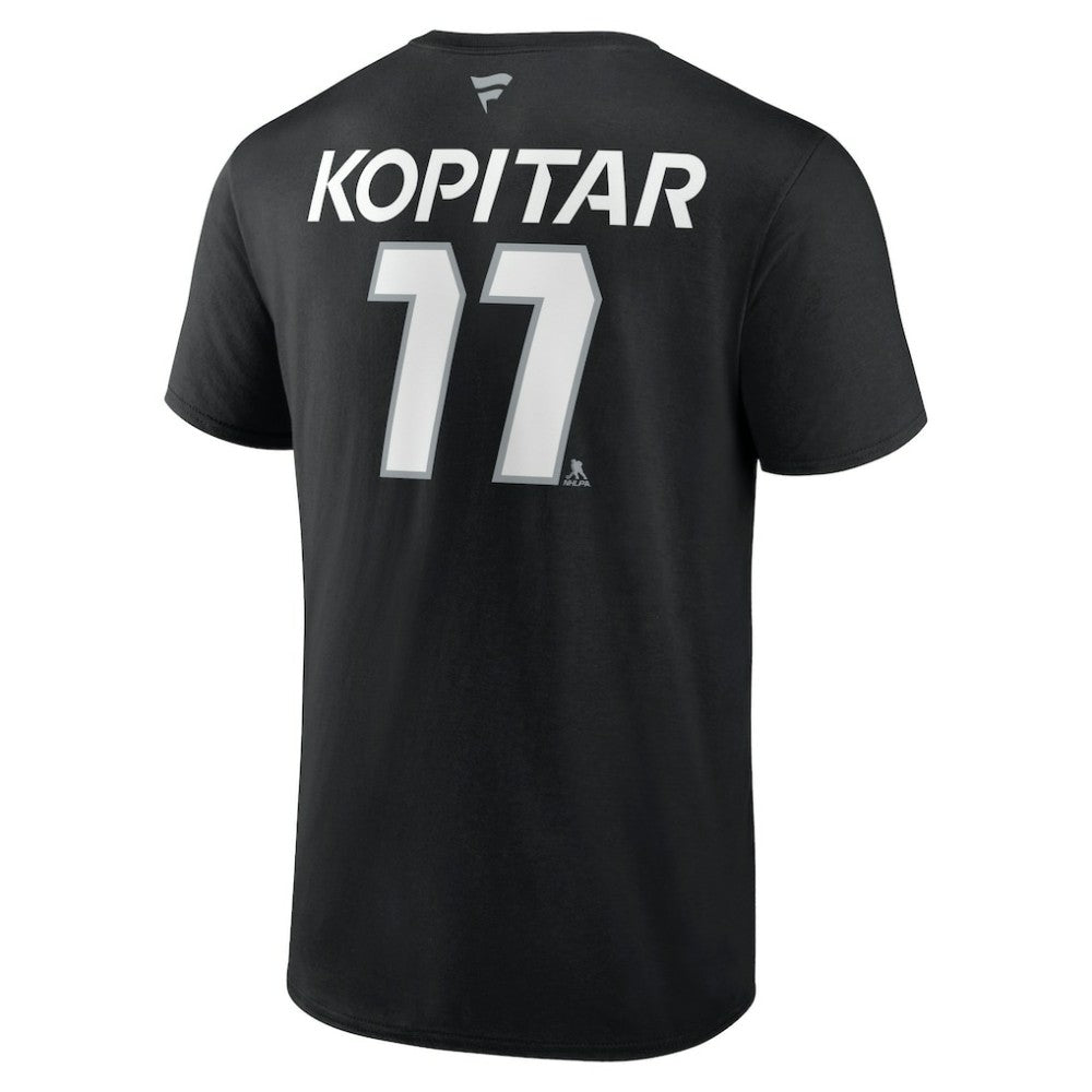 NHL Black Anze Kopitar Los Angeles Kings Fanatics  Authentic Pro Prime Name & Number T-Shirt