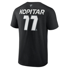 NHL Black Anze Kopitar Los Angeles Kings Fanatics  Authentic Pro Prime Name & Number T-Shirt