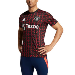 Manchester United 2024/25 Pre-Match Top - Adidas Black
