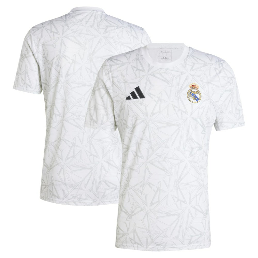 Real Madrid 2024/25 Pre-Match Top - Adidas White