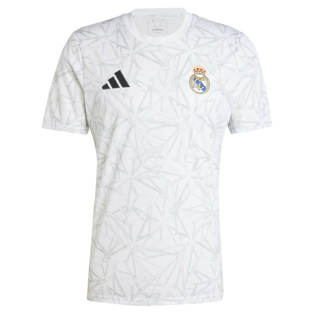 Real Madrid 2024/25 Pre-Match Top - Adidas White