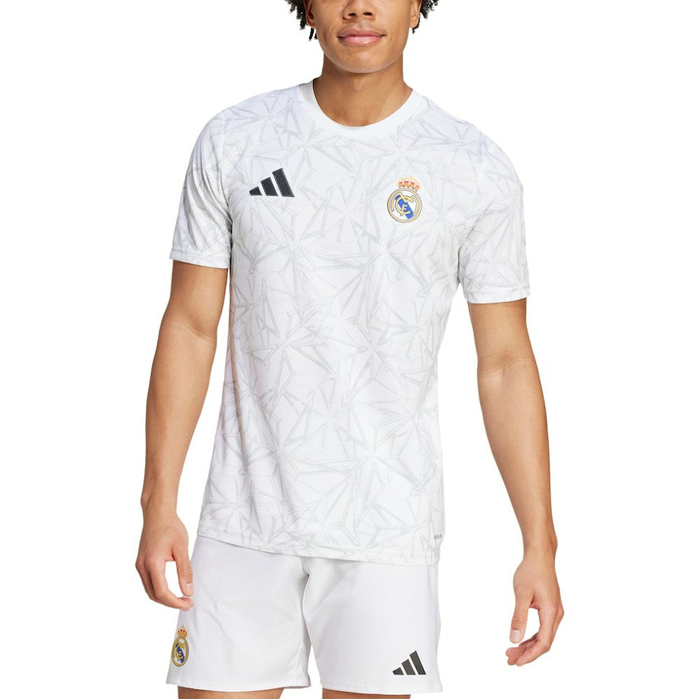 Real Madrid 2024/25 Pre-Match Top - Adidas White