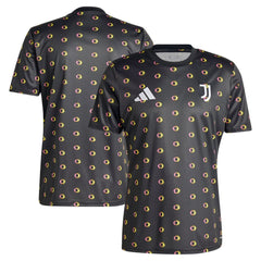 Juventus 2024/25 Slim Fit Pre-Match Top - Adidas Black