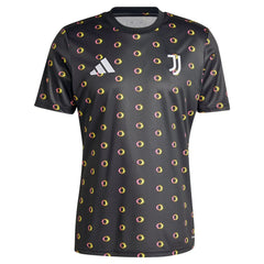 Juventus 2024/25 Slim Fit Pre-Match Top - Adidas Black