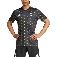 Juventus 2024/25 Slim Fit Pre-Match Top - Adidas Black