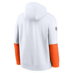 Throwback Logo Club Tri-Blend Pullover Hoodie - Cleveland Browns