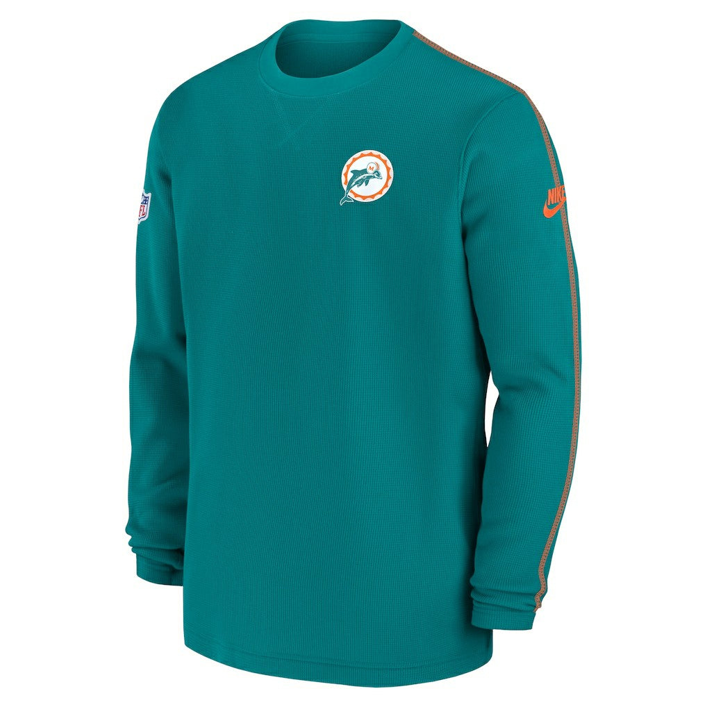 Alternate Logo Coach Long Sleeve Top - Miami Dolphins