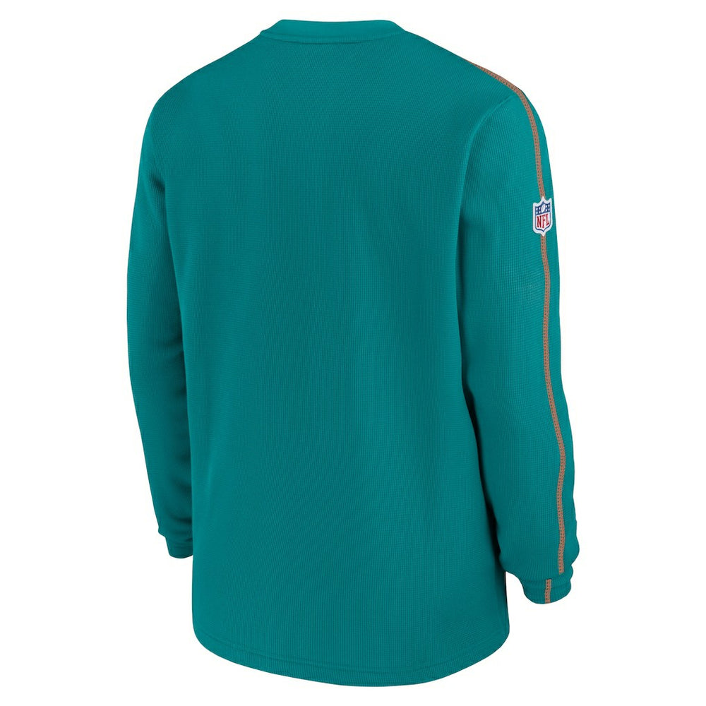 Alternate Logo Coach Long Sleeve Top - Miami Dolphins