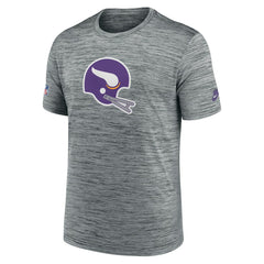 Sideline Velocity Throwback Logo Dri-FIT T-Shirt - Minnesota Vikings