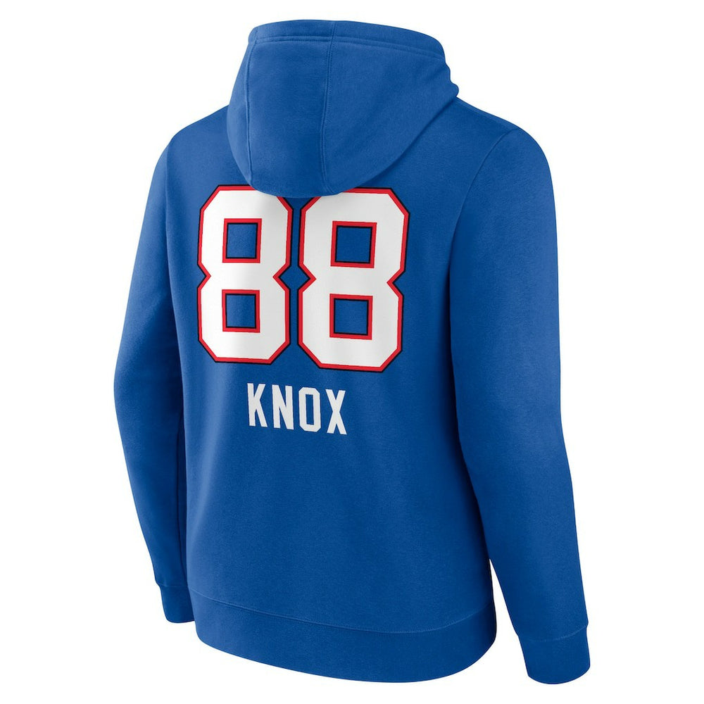 Dawson Knox  Team Wordmark Player Name & Number Pullover Hoodie - Buffalo Bills