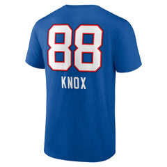 Dawson Knox  Team Wordmark Player Name & Number T-Shirt - Buffalo Bills