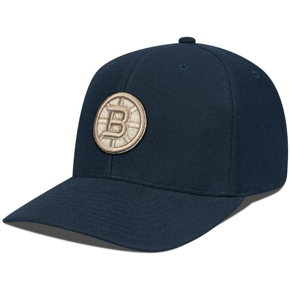 NHL Black Boston Bruins Levelwear Fusion Lefty Hat
